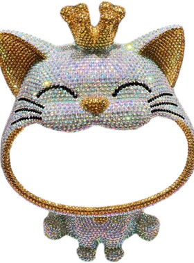 招财猫钥匙收纳摆件轻奢进门玄关入户鞋柜茶几家用客厅家居装饰品