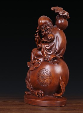 福禄寿星摆件送长辈老人祝寿贺寿过作寿星公大寿创意生日礼物