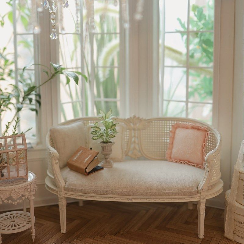 微观臻慕  6分藤编系列+复古雕花玻璃柜微缩娃屋家具,淘宝优惠券,粉丝福利购,淘宝优惠卷