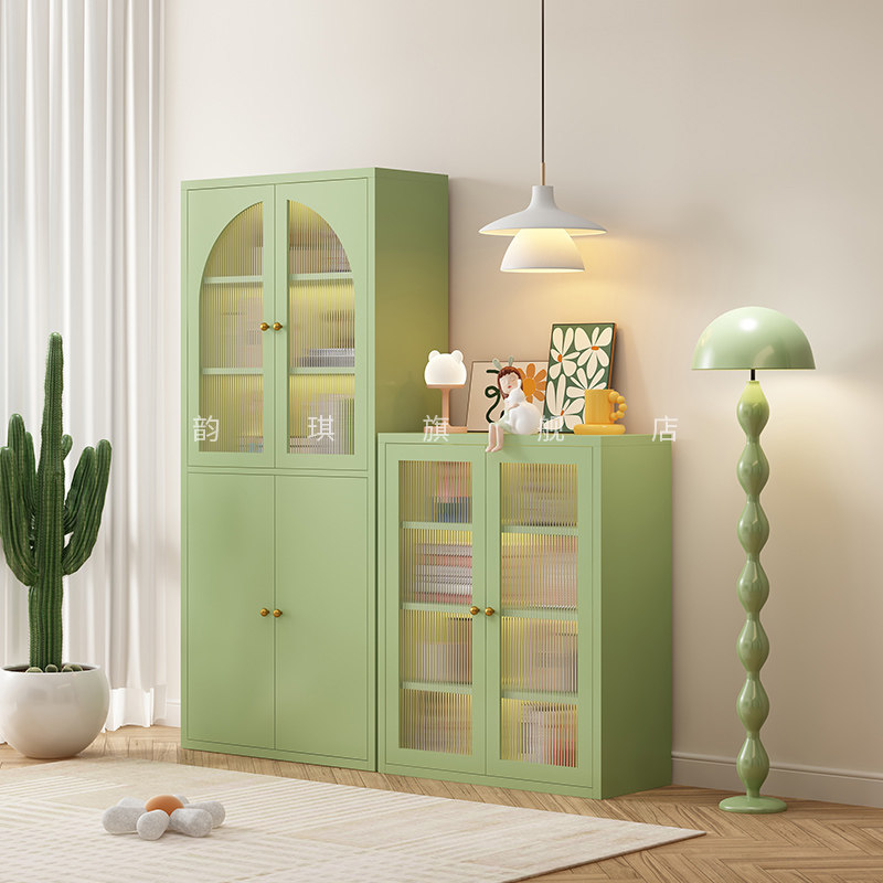 书架落地客厅铁艺防尘手办玩具收纳柜置物架储物家用儿童靠墙书柜,淘宝优惠券,粉丝福利购,淘宝优惠卷