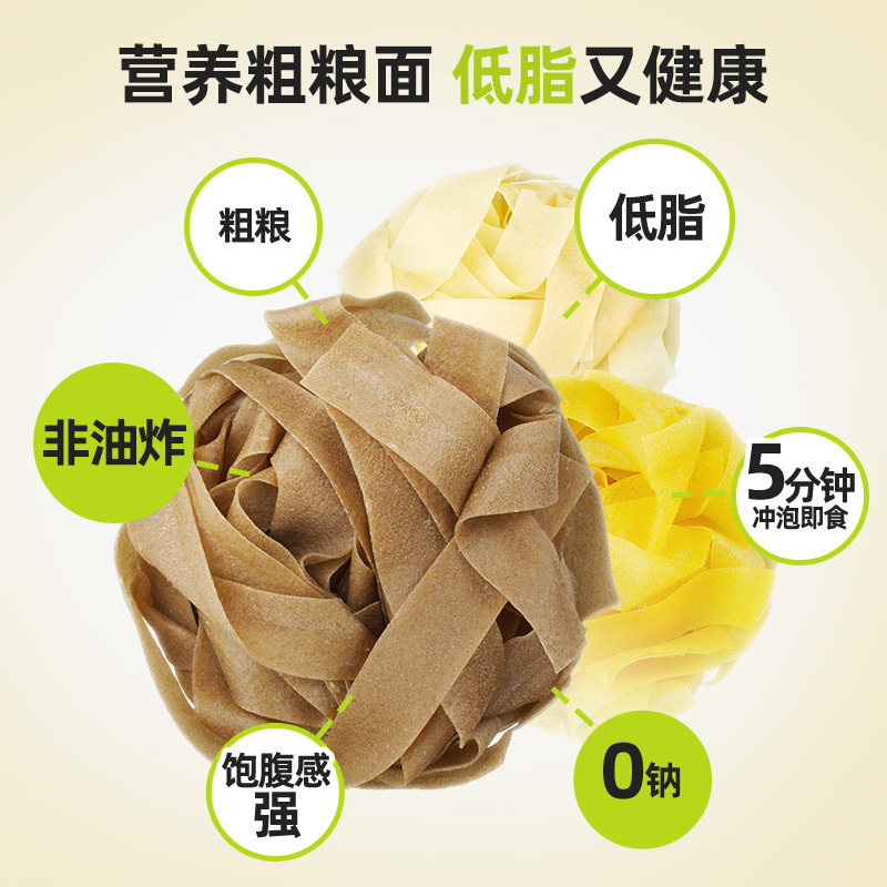 【专属】阿宽红油面皮粗粮面皮荞麦面宽面皮凉皮方便速食泡面整箱