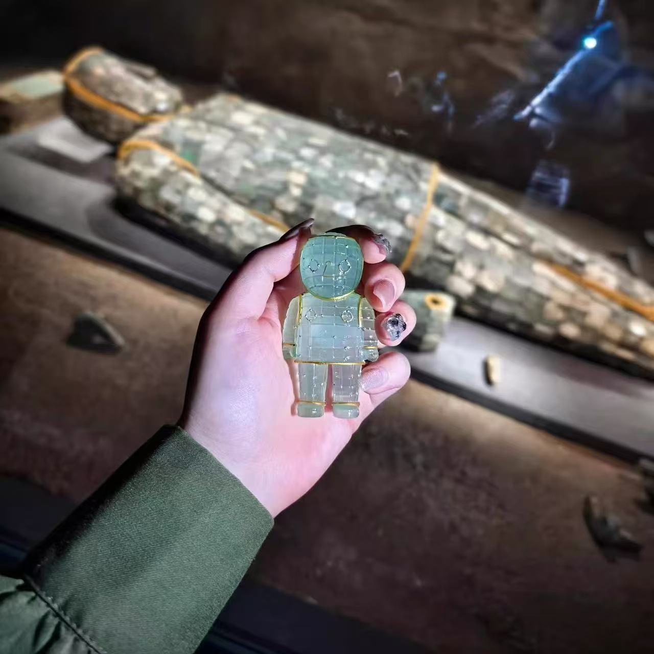 徐州博物馆文创树脂金缕玉衣立体冰箱贴旅游打卡纪念品礼物定制