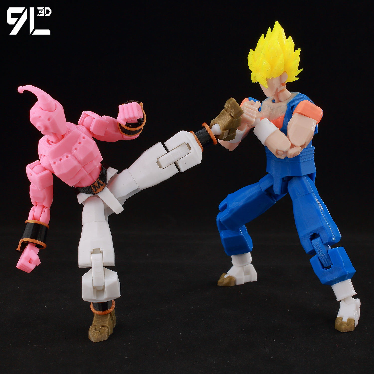 9L3D七龙珠日系风格关节可动孙悟空赛亚人手办模型礼物摆件幸运13 - 图2