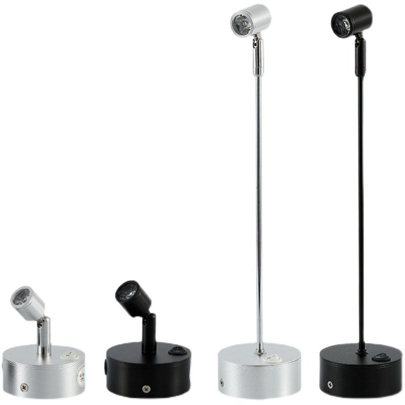 led无线可充电1W3W小射灯玻璃柜台射灯珠宝展柜灯展示立杆展会灯,淘宝优惠券,粉丝福利购,淘宝优惠卷