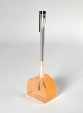 定制亚克力有色笔筒笔架桌面摆件陈列收纳架现代简约积木块块色块