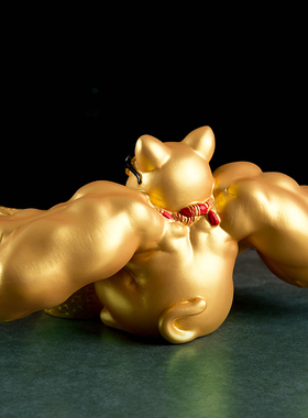 一个创意 让人发财的礼物大力发达招财猫元宝收纳 麒麟臂聚宝盆