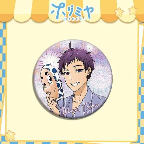 堀与宫村银葱双闪徽章 宫村伊澄堀京子石川透动漫周边马口铁吧唧 - 图3