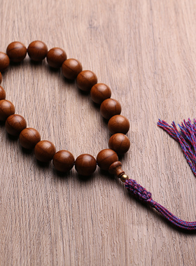 五台山天然老料六道木降龙木佛珠手串手链十八籽手持男女文玩木质