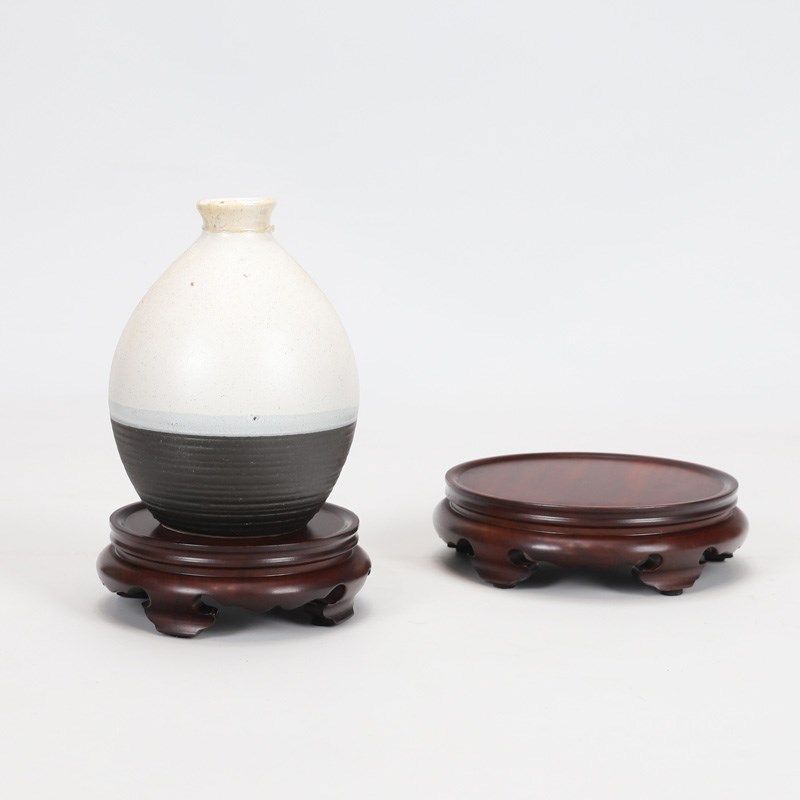 实木酸枝木中式圆形盆景花瓶底座木雕摆件茶壶香炉木质工艺品底座,淘宝优惠券,粉丝福利购,淘宝优惠卷