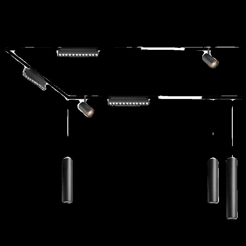 磁吸轨道灯全光谱护眼无频闪客厅家居用商用智能嵌入式简约无主灯,淘宝优惠券,粉丝福利购,淘宝优惠卷