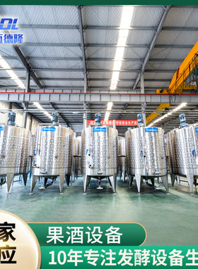 不锈钢葡萄酒发酵罐 啤酒设备自酿啤酒机一体化酿酒发酵罐糖化罐