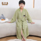 新款吸水浴袍宽松A类珊瑚绒儿童睡袍男童女童四季家居服卡通刺绣