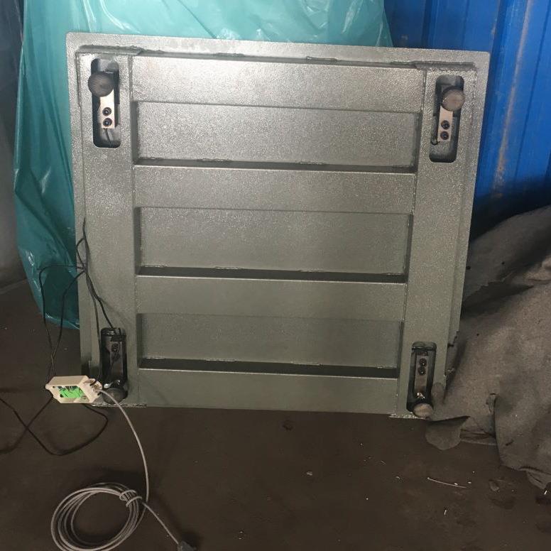 1-吨出口东南亚电子小地磅1.0*1.0米英文版110V加厚电子地磅称 - 图1