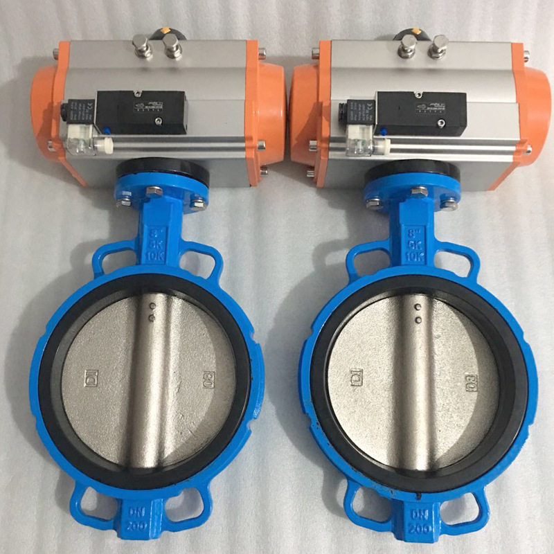 气动快速切断蝶阀D671X-16Q耐酸碱蝶阀球墨对夹式软密封304板,淘宝优惠券,粉丝福利购,淘宝优惠卷