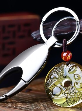 淘运开阁蟾贝守珠黄水晶吊坠2024属虎的吉祥佩戴物生肖虎项链挂件