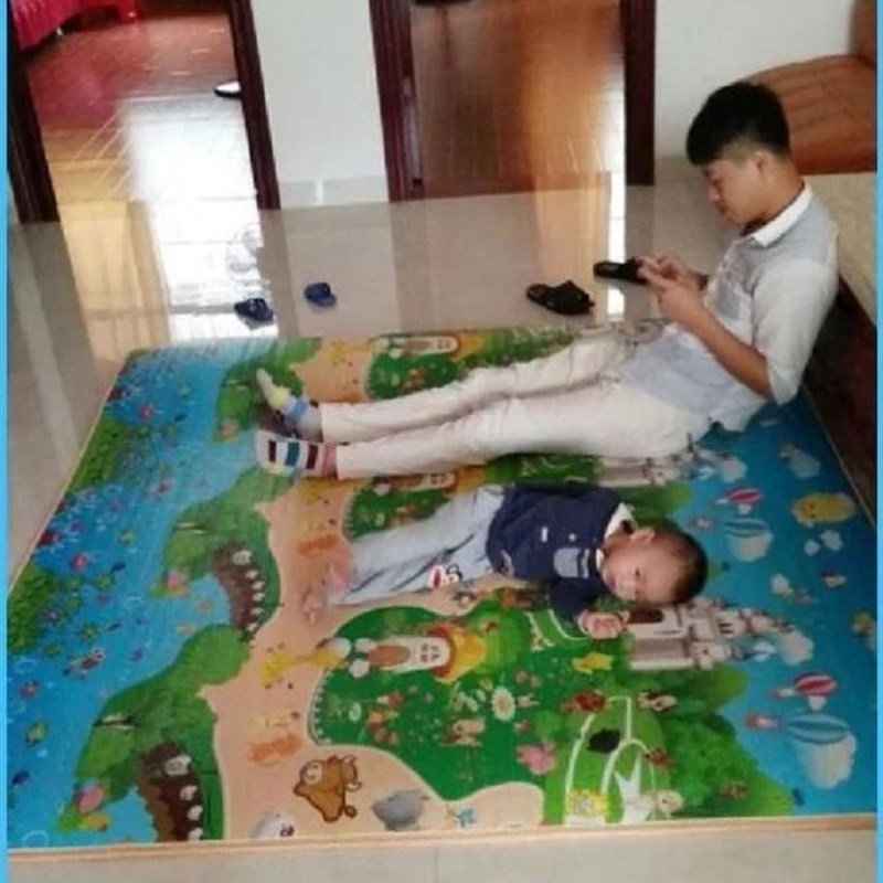 打地铺睡垫防潮隔凉可折叠塑料泡沫海绵床垫单人午睡踏踏米垫地垫 - 图2