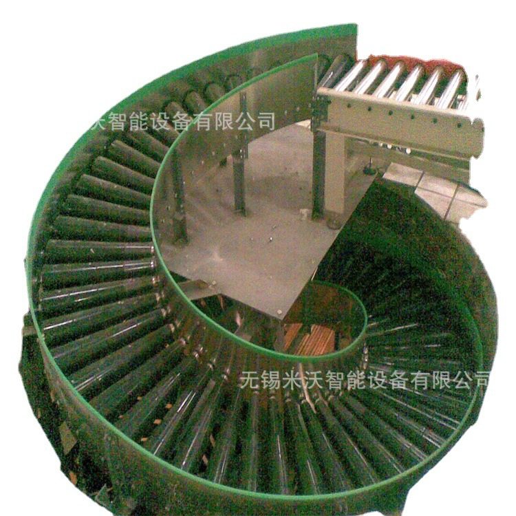 无动力轮胎纸箱自重下滑输送机 单/双道滚筒 垂直 下降螺旋输送机,淘宝优惠券,粉丝福利购,淘宝优惠卷