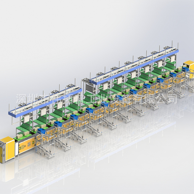 江苏电池模组生产线 PACK电池生产线总装线多工位定位定点3D建模 - 图3