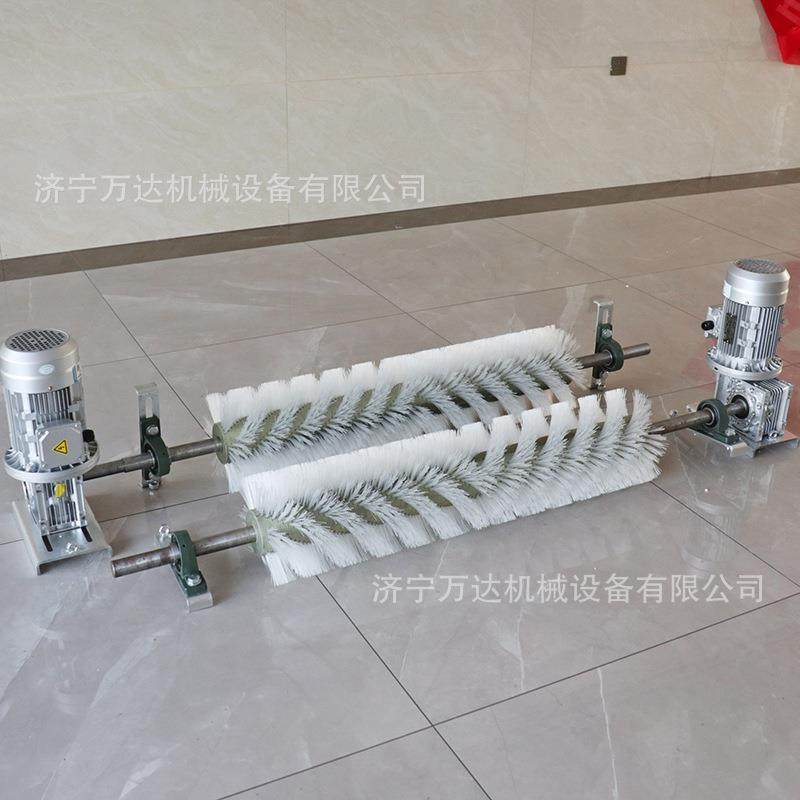 电动滚刷清扫器皮带机用尼龙毛刷清扫滚刷器B=1000电动皮带清扫器,淘宝优惠券,粉丝福利购,淘宝优惠卷
