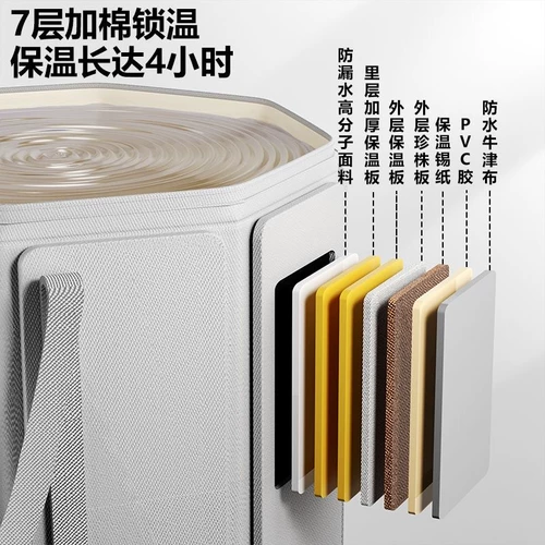 Складной термос для домашнего использования, портативная ванна