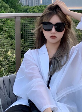 时尚高清太阳镜防紫外线大框修饰脸型显瘦韩版潮流中大脸型集合