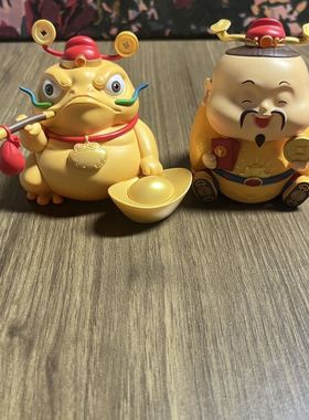 欢喜小将之财富小分队中式家居车载摆件散货pvc材质