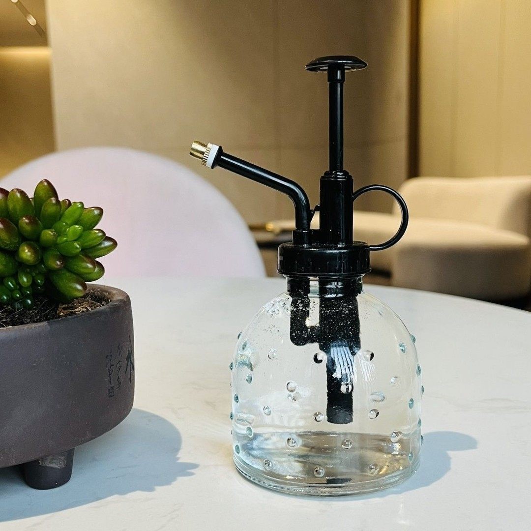 中古风圆点简约玻璃罐黑色家用小型玻璃储水花瓶,淘宝优惠券,粉丝福利购,淘宝优惠卷