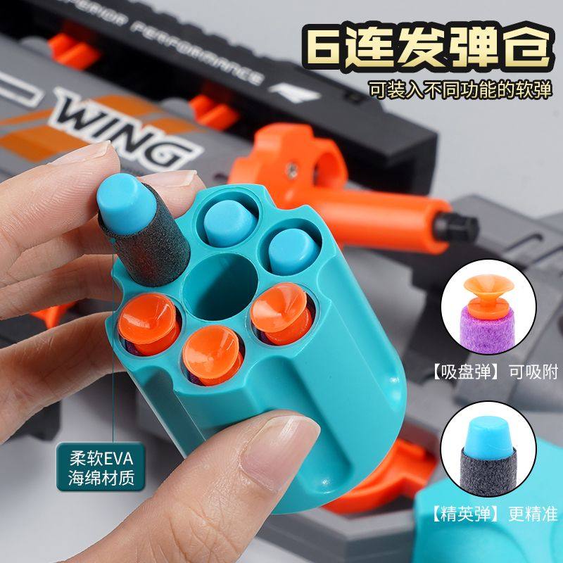 左轮软弹手枪可发射玩具枪小男孩子儿童吃鸡连发格洛克柯尔特1911,淘宝优惠券,粉丝福利购,淘宝优惠卷