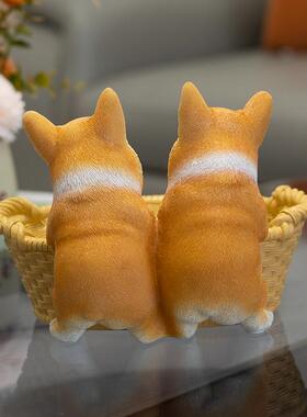 可爱狗玄关门口鞋柜钥匙收纳摆件居家松弛感装饰品搬新家乔迁礼物