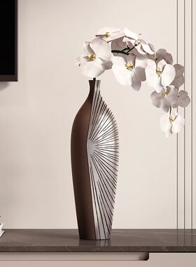 欧式复古花瓶耐热树脂中式原创摆件-乔迁庆典客厅前厅高端摆件