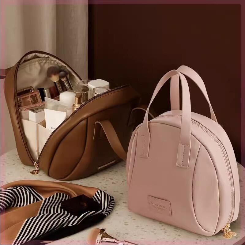 新款美拉德大号女便携式手提大容量洗漱化妆用品旅行出行收纳袋,淘宝优惠券,粉丝福利购,淘宝优惠卷