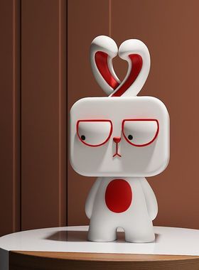 电视机边装饰电视柜摆件家居饰品玄关入户高级感软装饰品奶油风样