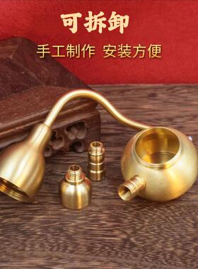 【升级可清洗】纯黄铜葫芦过滤嘴粗中细通用款便携送礼佳品葫芦摆