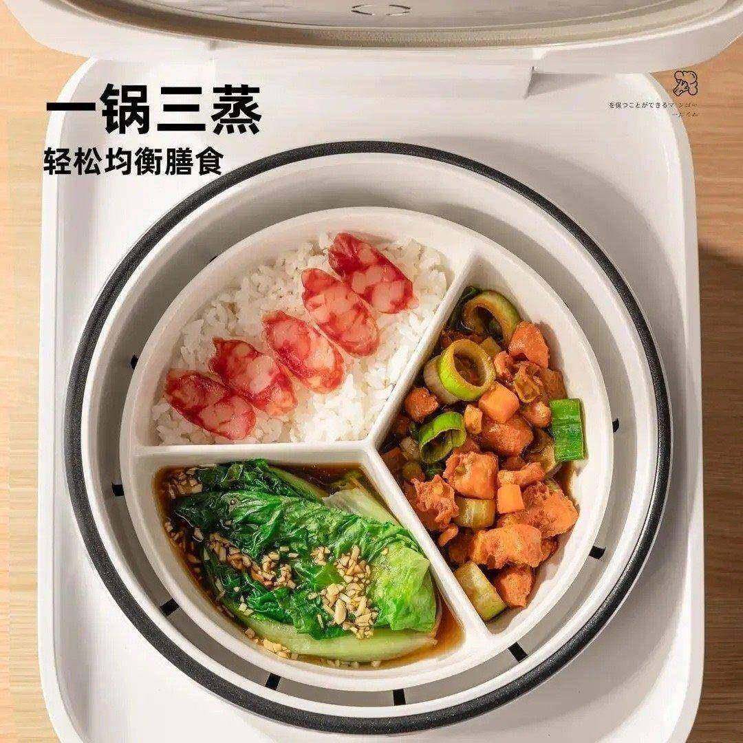 【下单立减30】陶瓷三分格蒸盘三格陶瓷蒸碗一锅三蒸蒸蛋碗vc23-1,淘宝优惠券,粉丝福利购,淘宝优惠卷