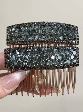 优雅气质新款密齿排梳发卡实用百搭发梳整理碎发夹倒插梳fb36-1