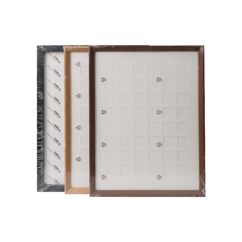 落叶画框24 25宫格16宫格48空格相框diy手绘简笔画框树叶装饰ty75 - 图3