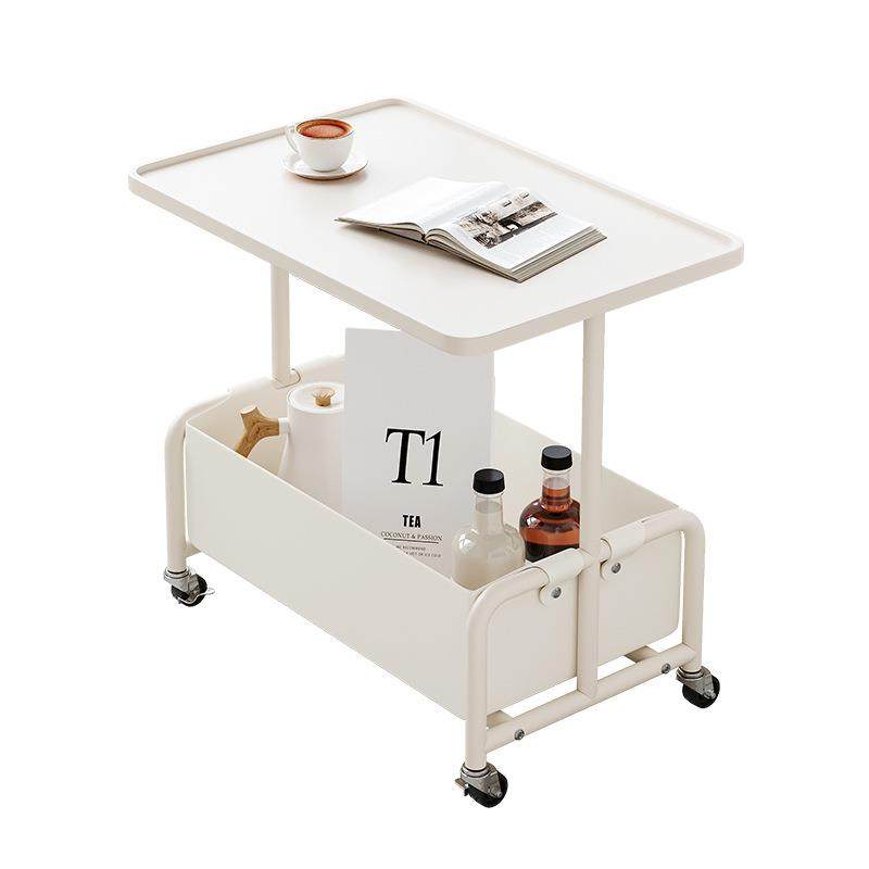 奶油风沙发边几现代简约客厅可移动茶几小推车床头侧边柜置物架,淘宝优惠券,粉丝福利购,淘宝优惠卷