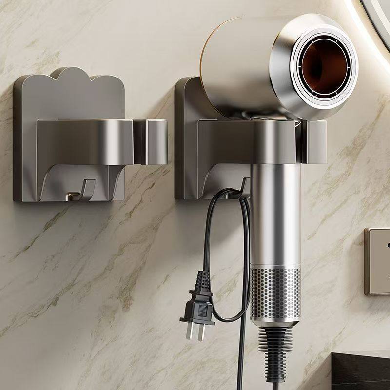 壁挂式浴室风筒收纳挂架吹风机置物架免打孔卫生间懒人电吹风支架,淘宝优惠券,粉丝福利购,淘宝优惠卷