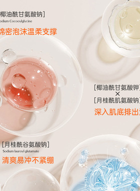 阿古丽娅（乳糖酸）细致净透焕肤洁面乳120g清爽控油深层清洁柔滑