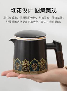 便携式旅行茶具小套装户外随身泡茶壶露营快客杯一壶四杯刻字logo
