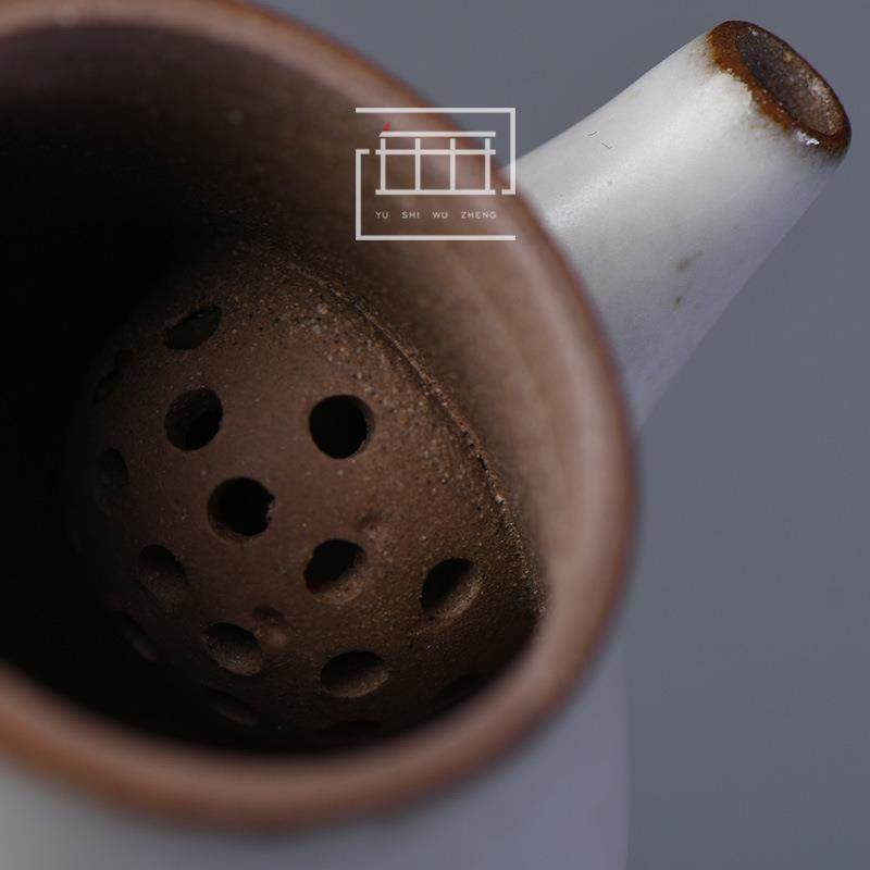 仿古漳州窑茶壶粗陶茶具泡茶壶单壶刻制logo创意可养开片小壶,淘宝优惠券,粉丝福利购,淘宝优惠卷