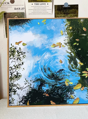 雅调数字油画diy手绘填色装饰画