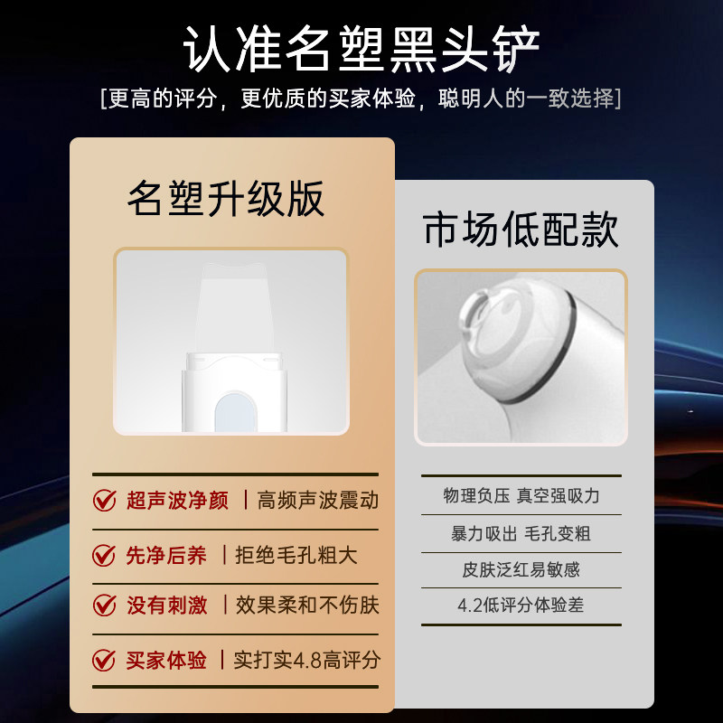 名塑电动黑头铲清洁神器去黑头仪器超声波清洁仪毛孔清洁器铲皮机,淘宝优惠券,粉丝福利购,淘宝优惠卷