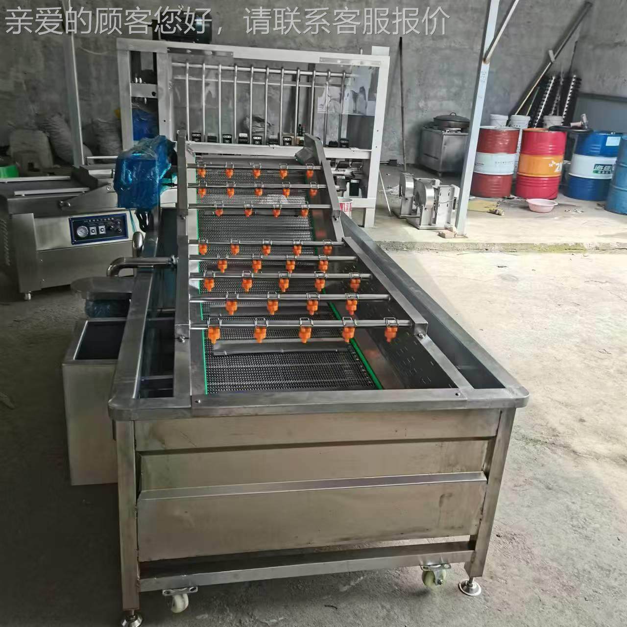 果蔬多用途泡气清水洗机 菜酱菜酸脱盐清洗线 果气浪PXJ清洗 机,淘宝优惠券,粉丝福利购,淘宝优惠卷