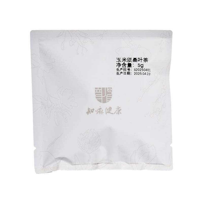 知嘛健康玉米须桑叶茶7袋/包元宝包草本袋泡茶节日礼品北京同仁堂 - 图1