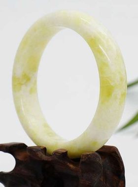 陕西蓝田玉女款手镯跑量可出证书支持复检镯子宽扁条珠宝玉器饰品