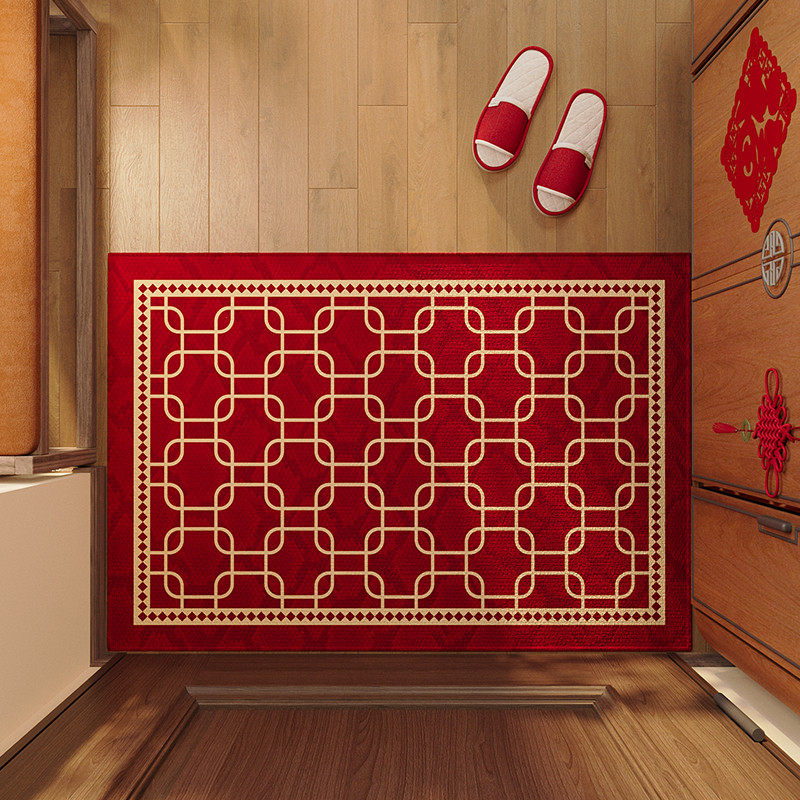蛇年大门口进门脚垫红色入户门地垫免洗定制门垫刮泥除尘防滑地毯,淘宝优惠券,粉丝福利购,淘宝优惠卷