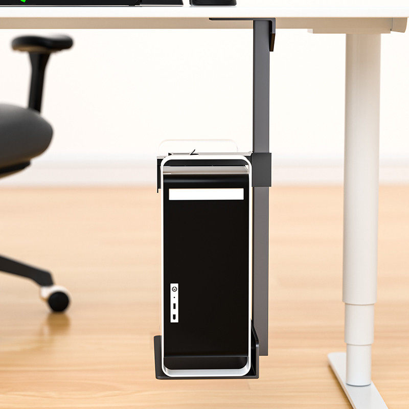 悬挂式电脑主机托架加厚钢板办公桌可调节电脑主机箱悬挂式主机架,淘宝优惠券,粉丝福利购,淘宝优惠卷