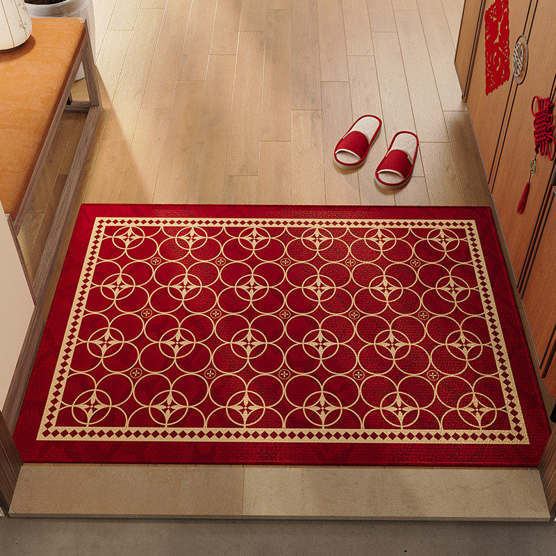蛇年大门口进门脚垫红色入户门地垫免洗定制门垫刮泥除尘防滑地毯,淘宝优惠券,粉丝福利购,淘宝优惠卷