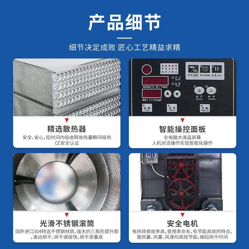30KG工业烘干机干衣机酒店宾馆床单被套毛巾浴巾大型烘干机,淘宝优惠券,粉丝福利购,淘宝优惠卷